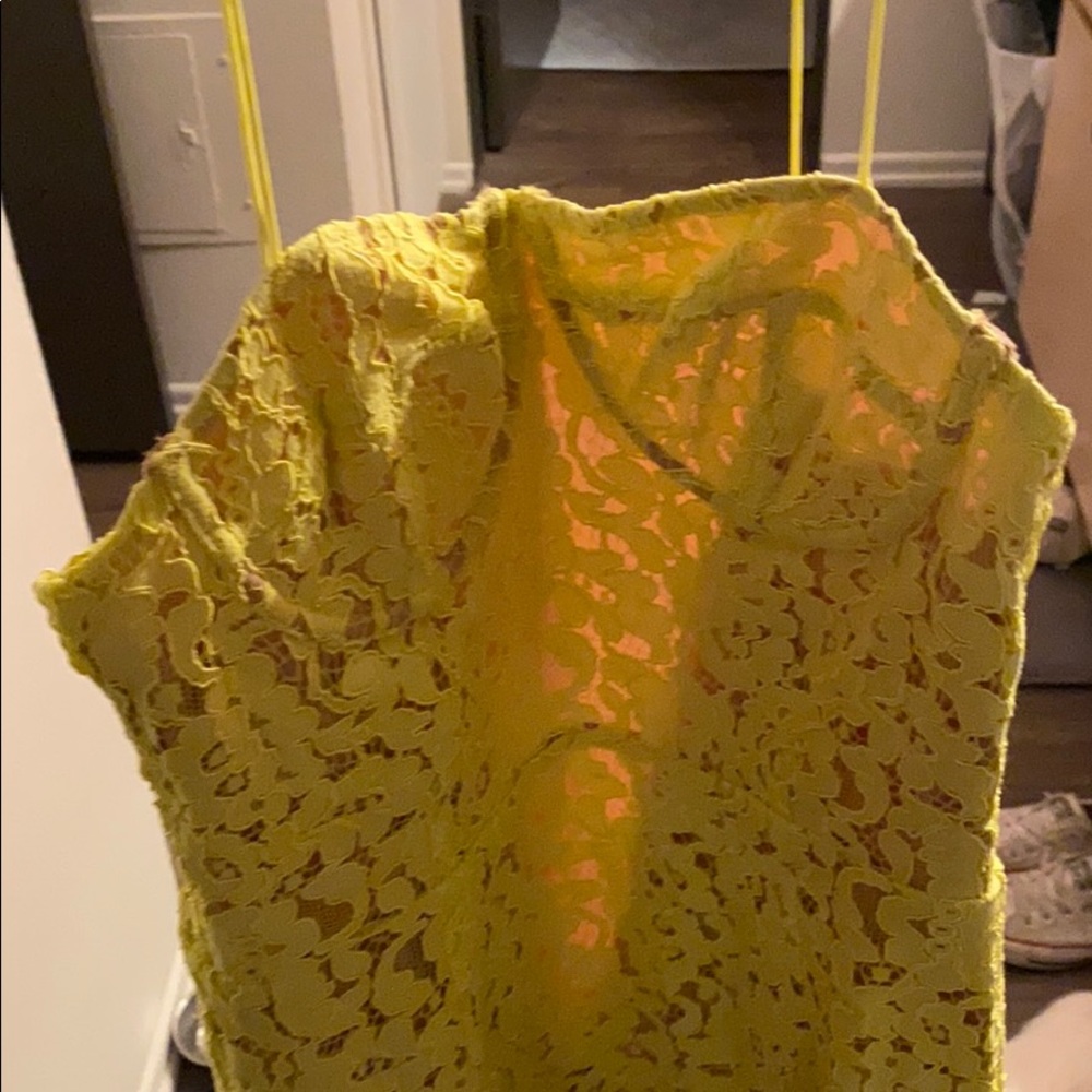 Brand New with Tags White Fox Yellow Summer Dress